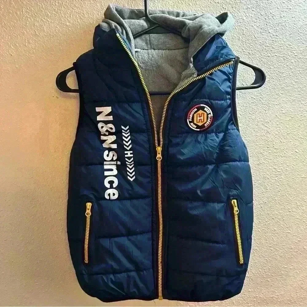Boys Fleece Lined Puffer Vest Size XL (Toddler)